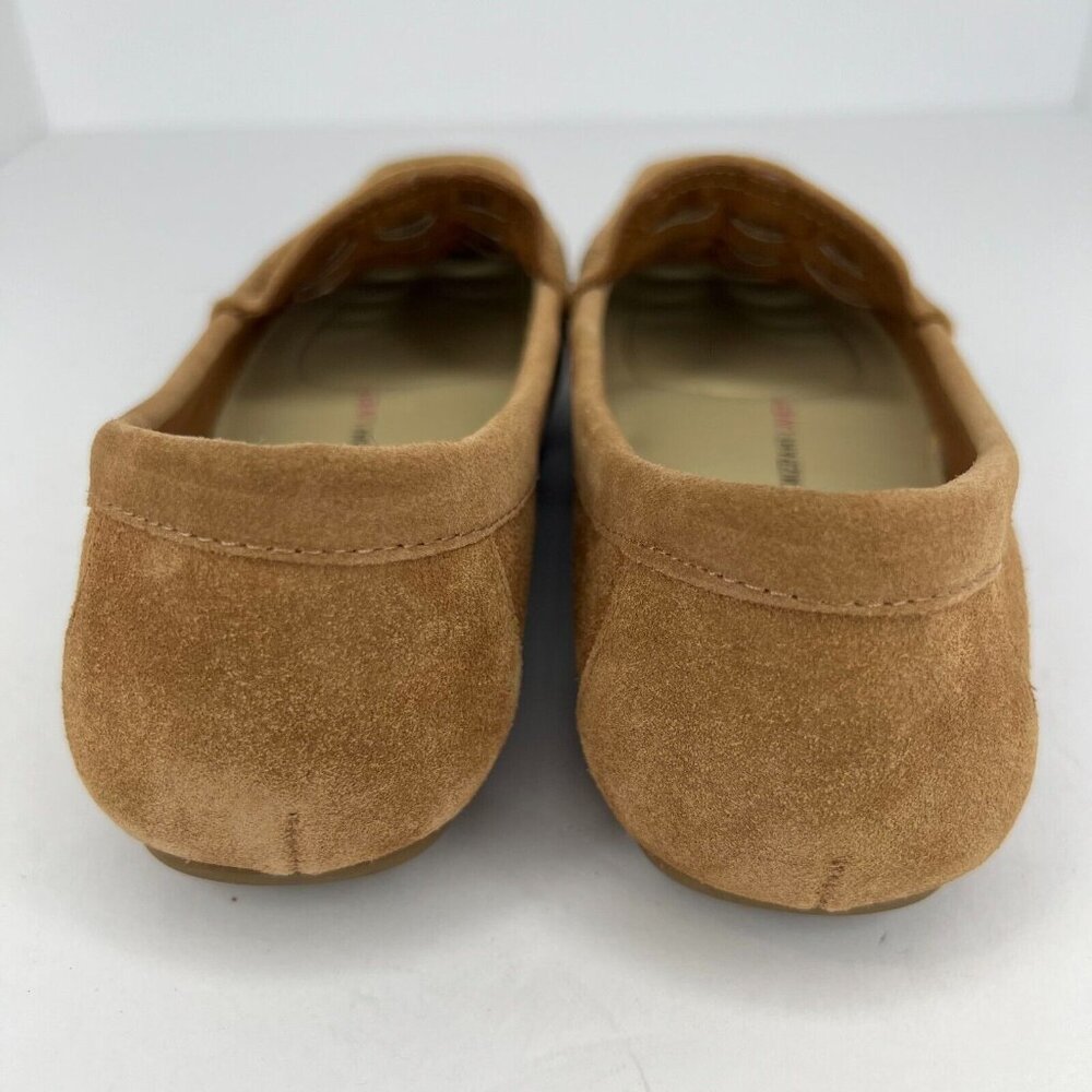 Isaac Mizrahi Womens A272931 Manton Brown Suede Slip-On Moccasin Size 5M Loafers - Picture 5 of 10